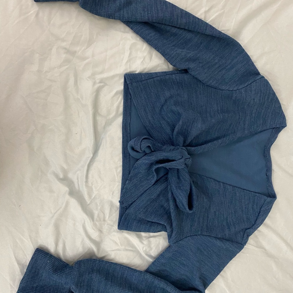 Blue long sleeve shirt